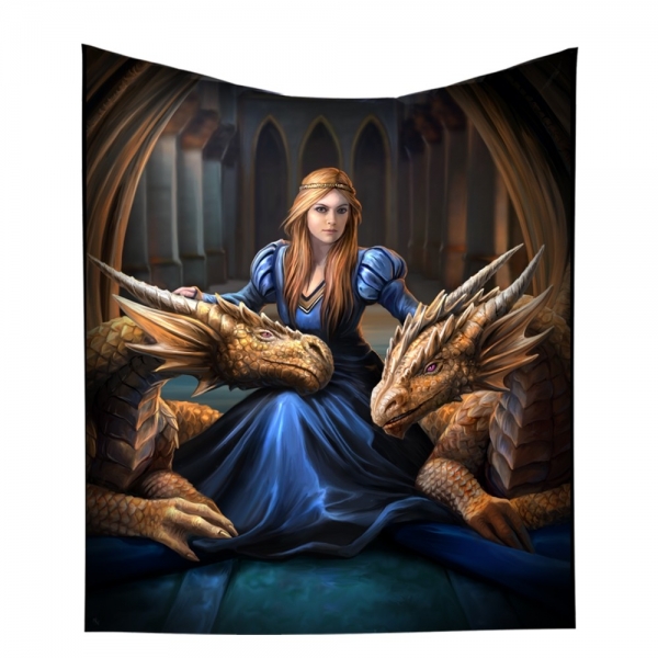 Fierce Loyalty Throw Anne Stokes 160cm